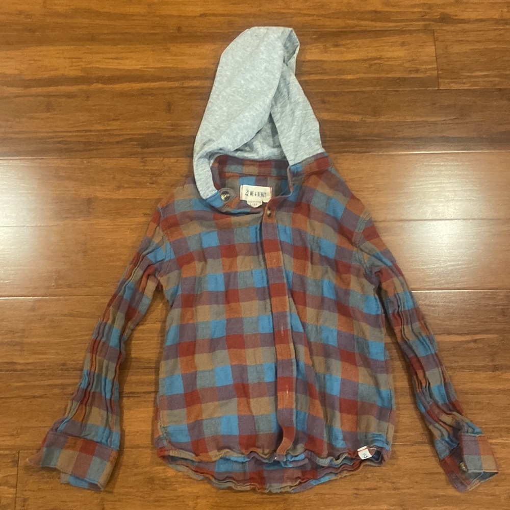 Lightweight Plaid Kids Me & Henry Long Sleeve Shirt!